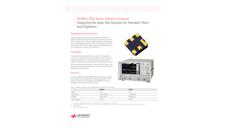 Deploying Ideal Solution for Duplexer and Filter Tests